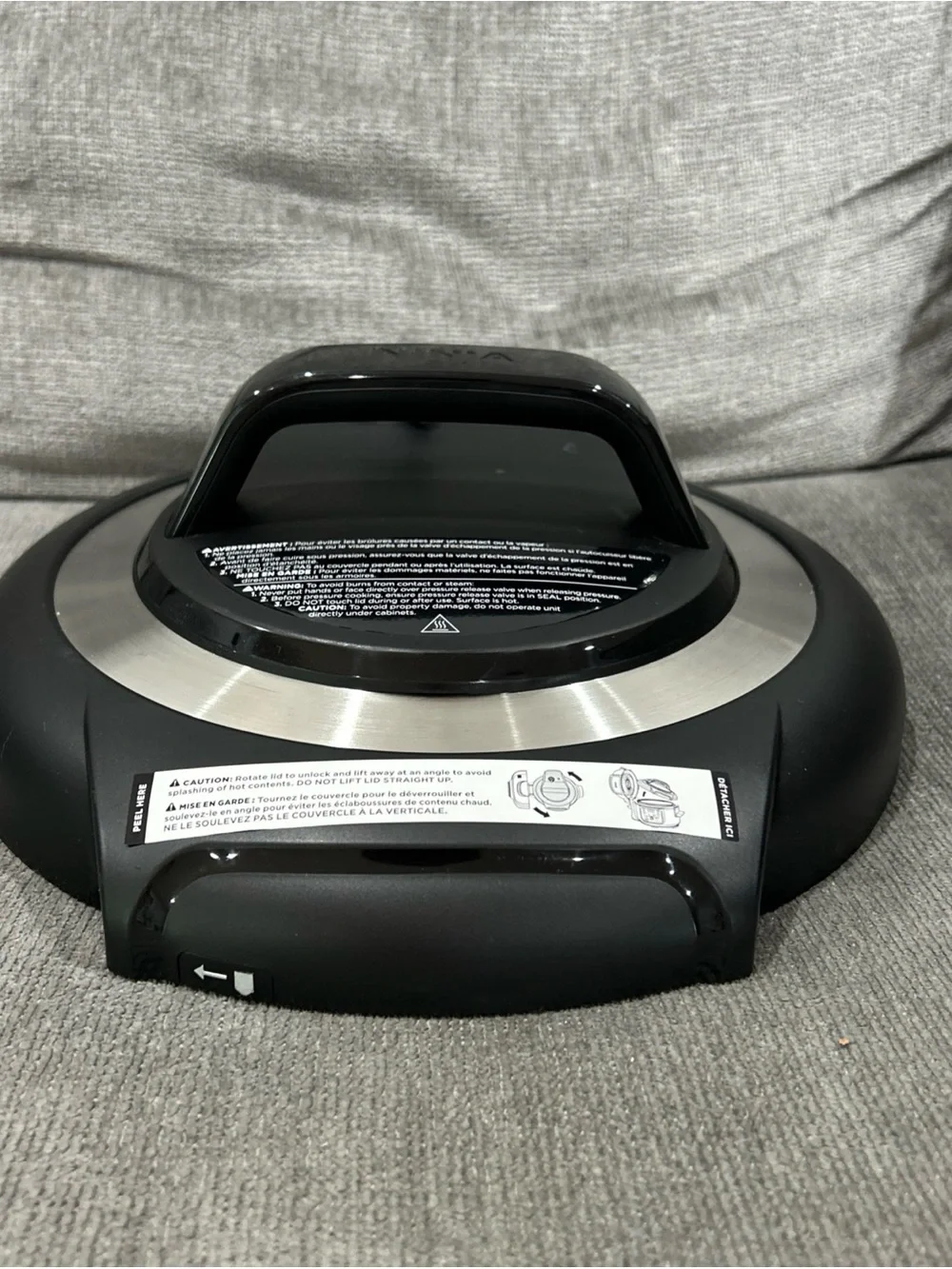 Ninja - Foodi 10-in-1 Pro 5 qt Pressure Cooker Replacement Lid FD101